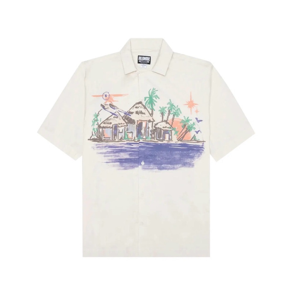RARE* New Billionaire Boys Club Island
Print Bowling Shirt